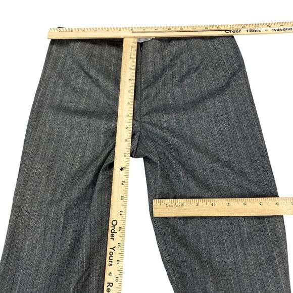 Elliott Lauren Trouser Pants Womens Size 4 Gray Pinstriped Bootcut Leg - Picture 3 of 16